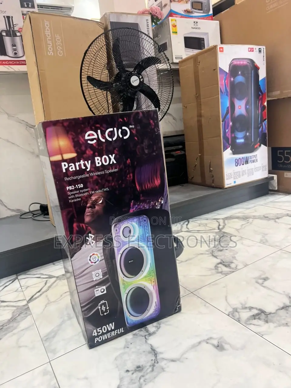 Text Us Fir Your Eldo Pb2-150 Double 8"Bluetooth Speaker