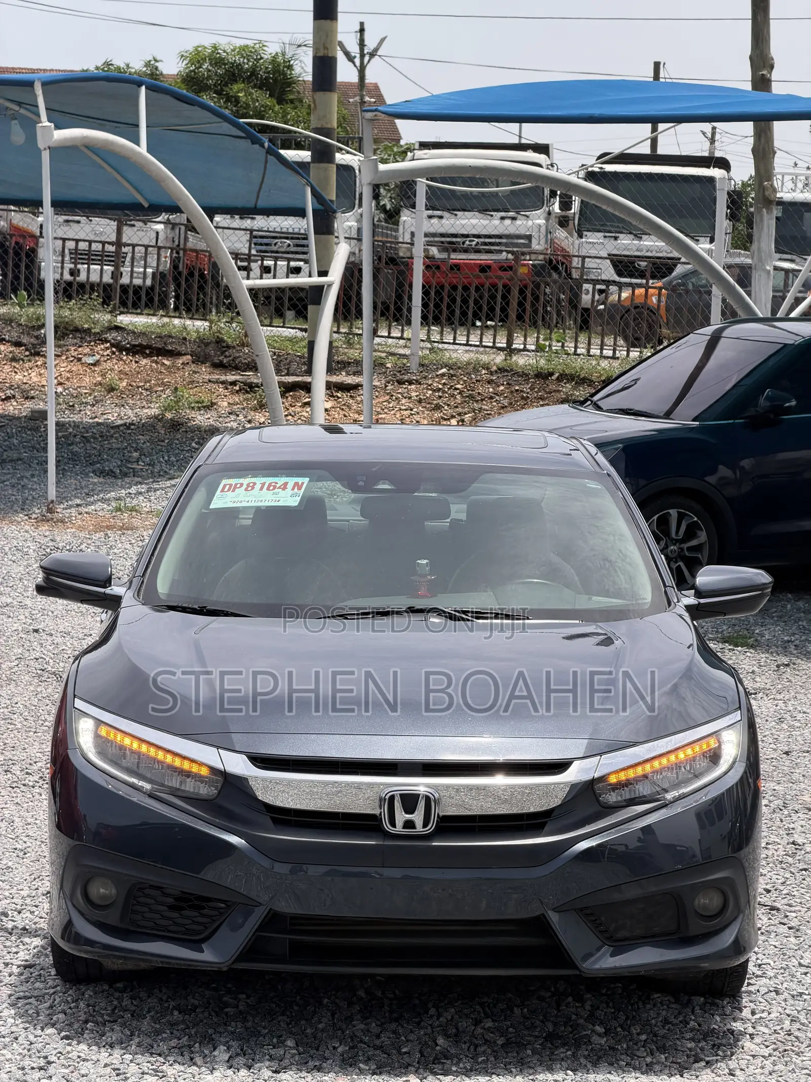 Honda Civic Touring 4dr Sedan (1.5L 4cyl) 2017 Gray