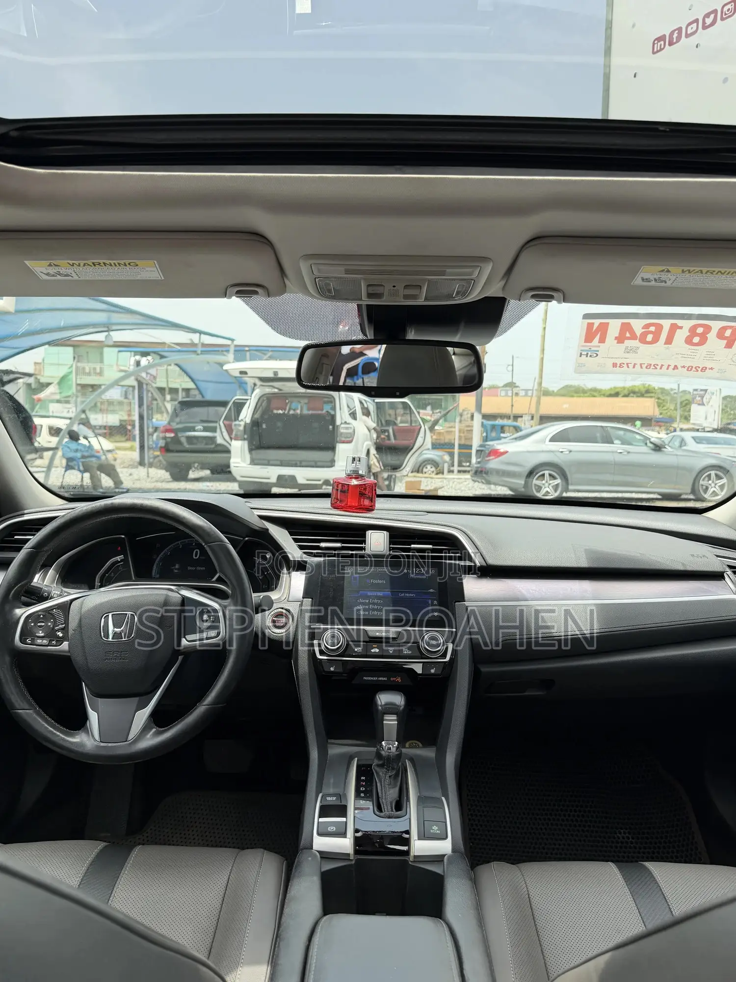 Honda Civic Touring 4dr Sedan (1.5L 4cyl) 2017 Gray