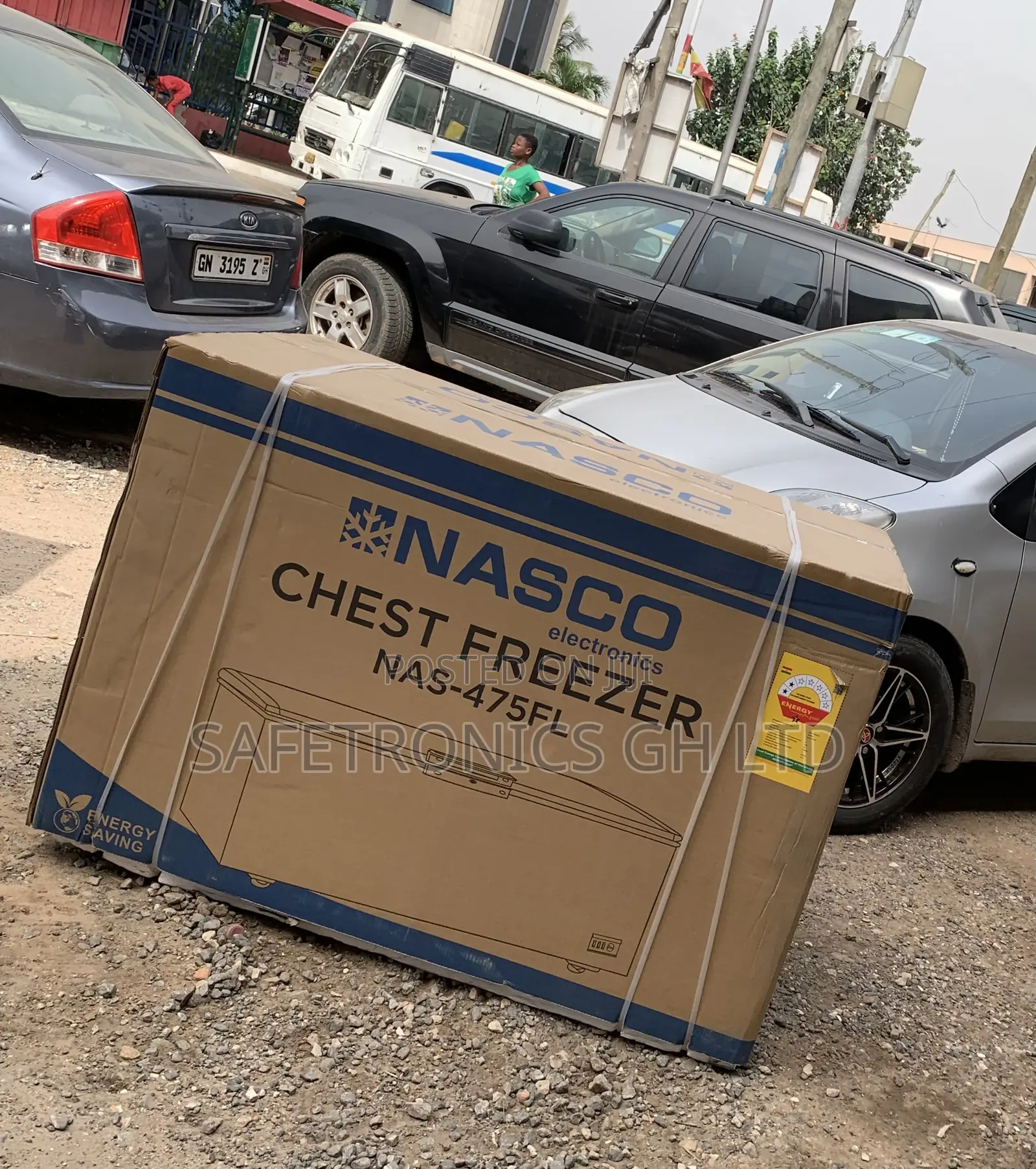 Choose New Nasco 400ltrs Chest Freezer Sku: Nas-475fl-B