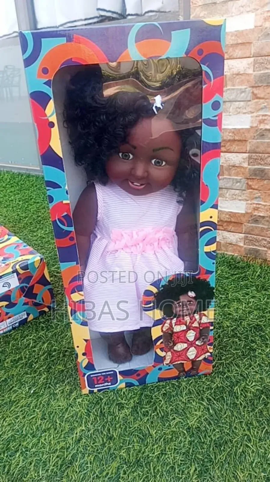African Black Doll 35cm Baby Doll