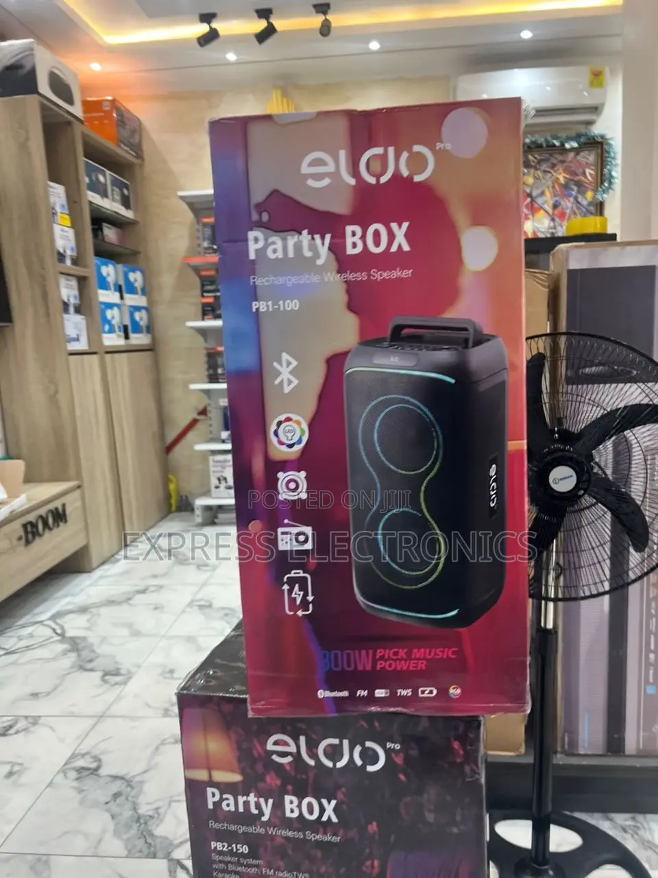 Text Us for Your Eldo Pb1-100 Double 6,5"Bluetooth Speaker