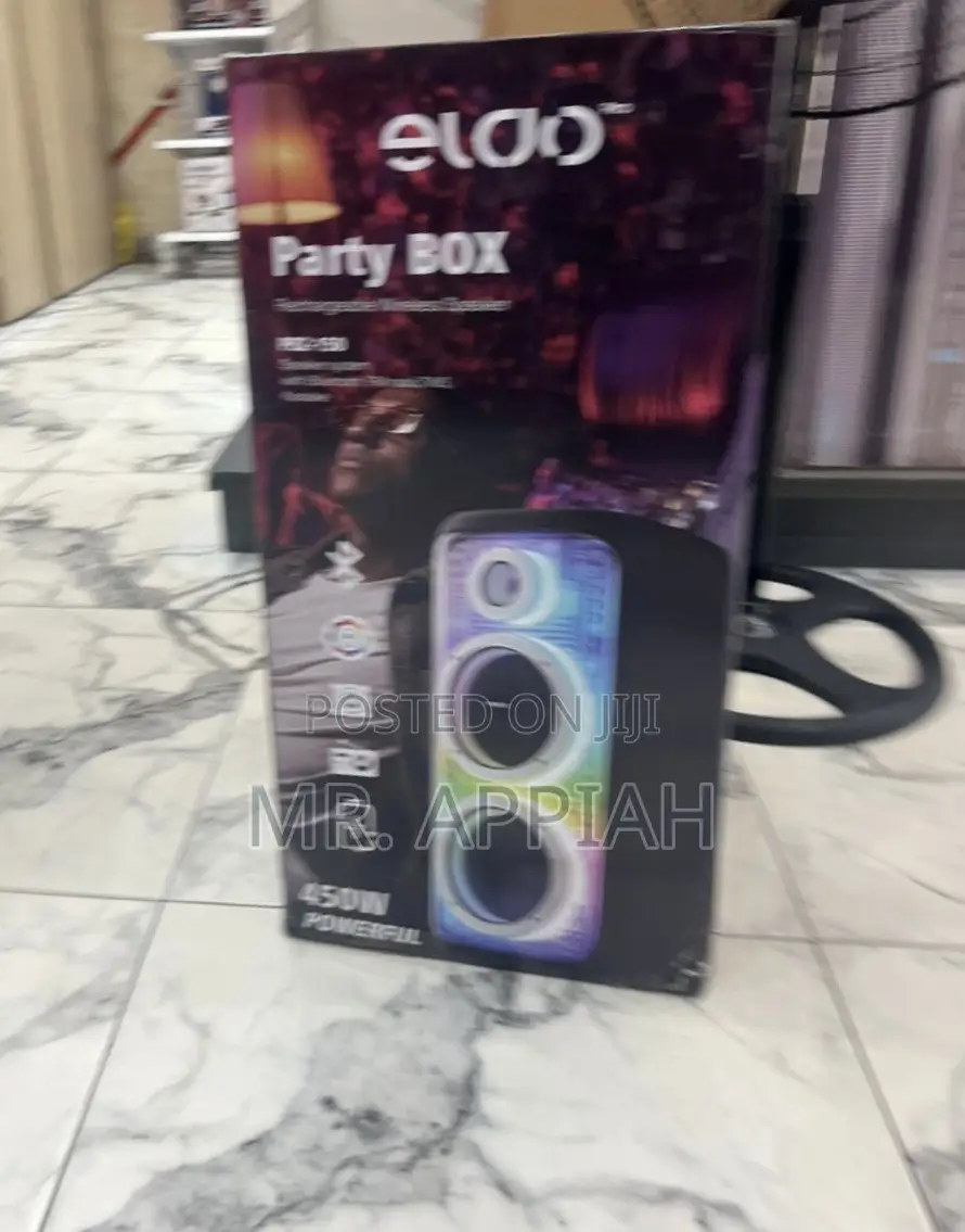 Choose Unique Eldo Pb2-150 Double 8" Party Box Rechargeable Speaker 