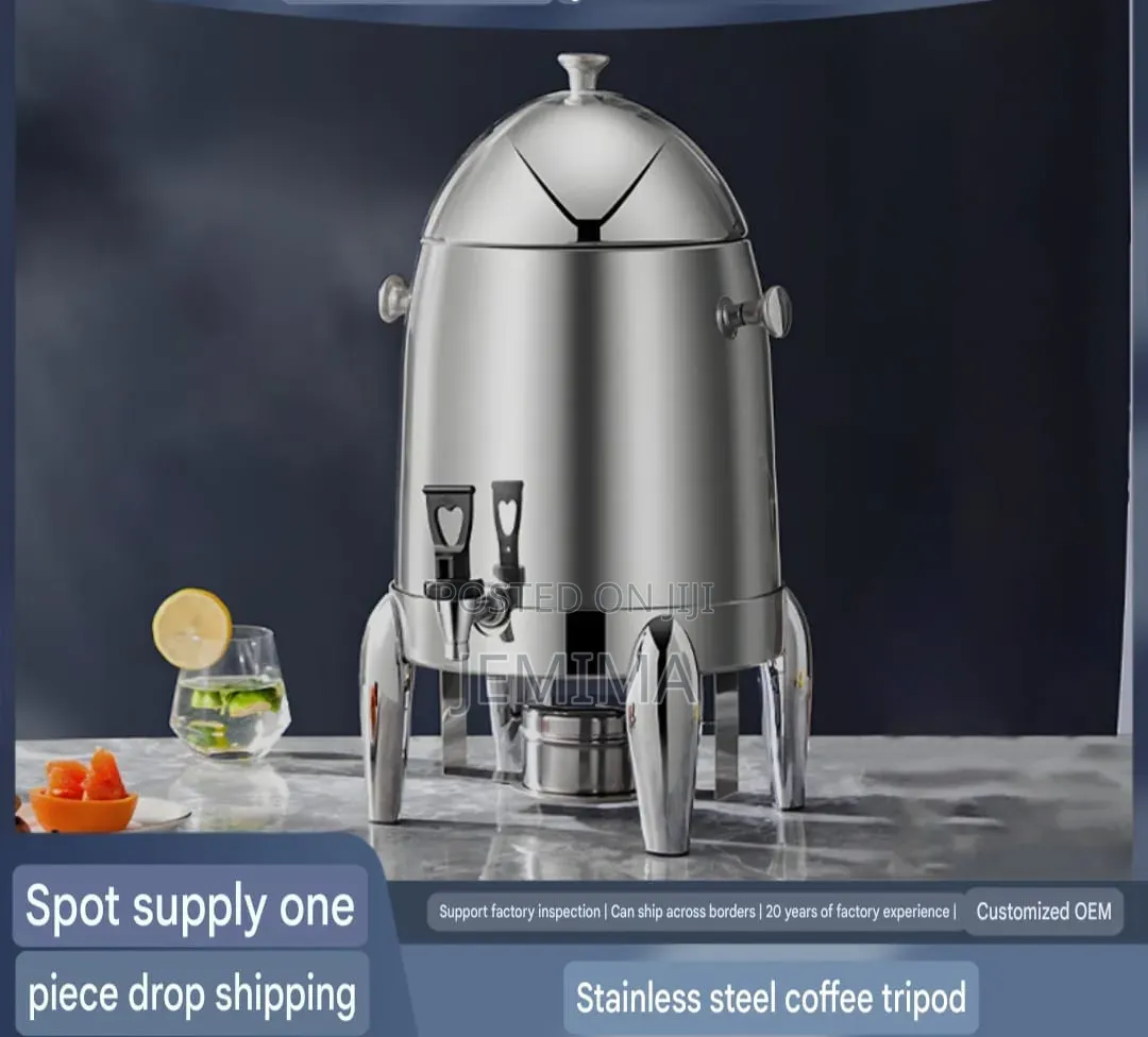 12l Stainless Steel Beverage Dispenser With A Heating Source