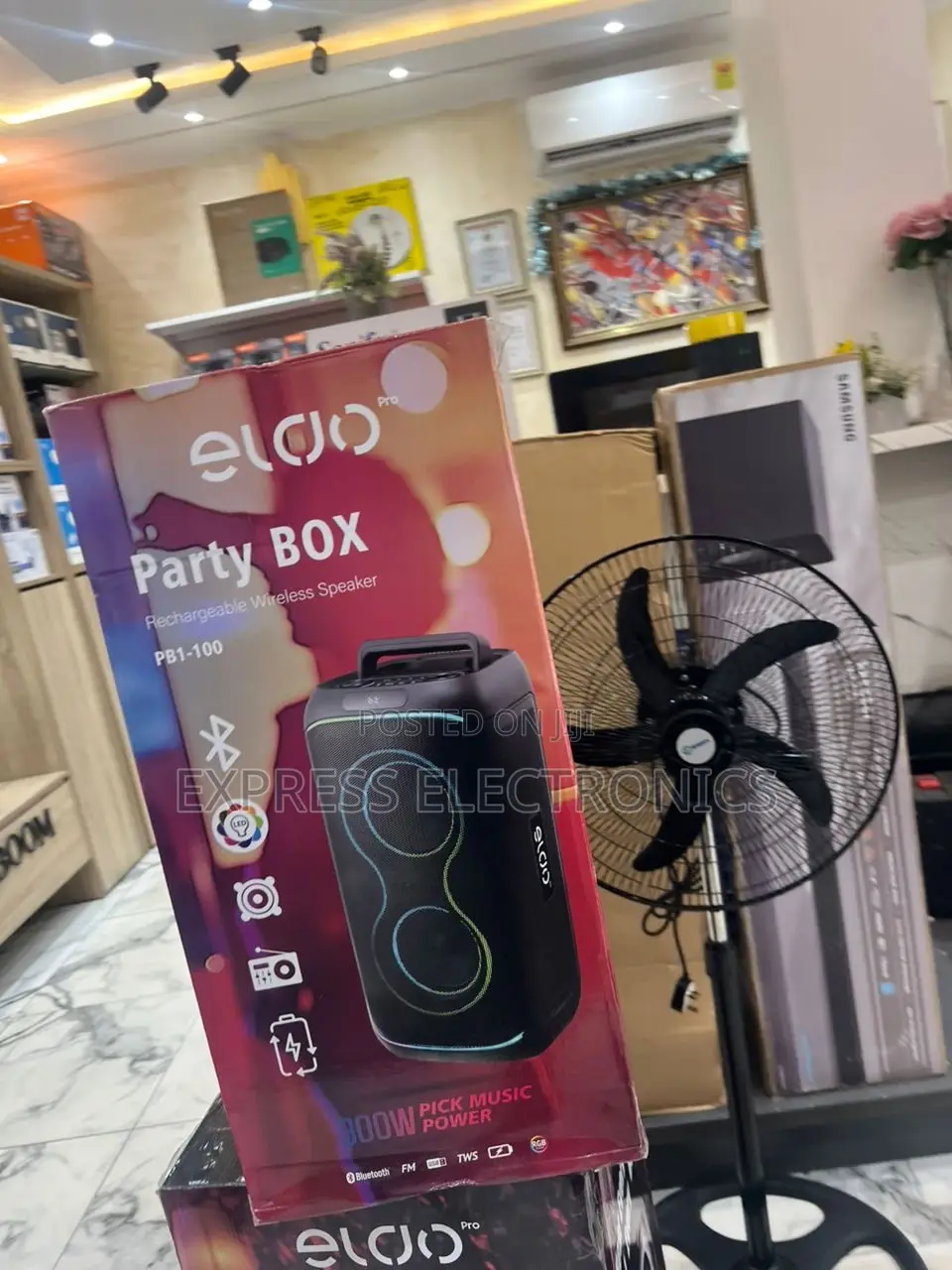 Call and Order for Eldo Pb1-100 Double 6,5"Bluetooth Speaker