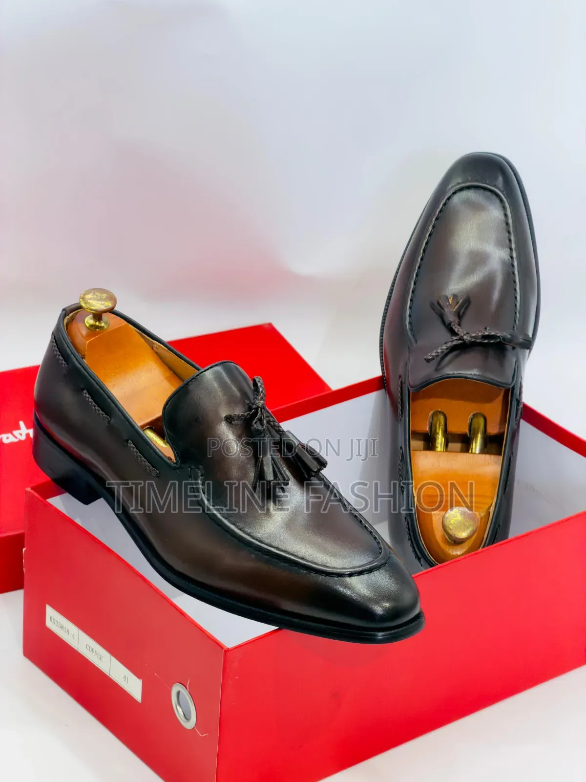 Coffee Brown Salvatore Ferragamo Men's Stylish Ring My Bell Shoes