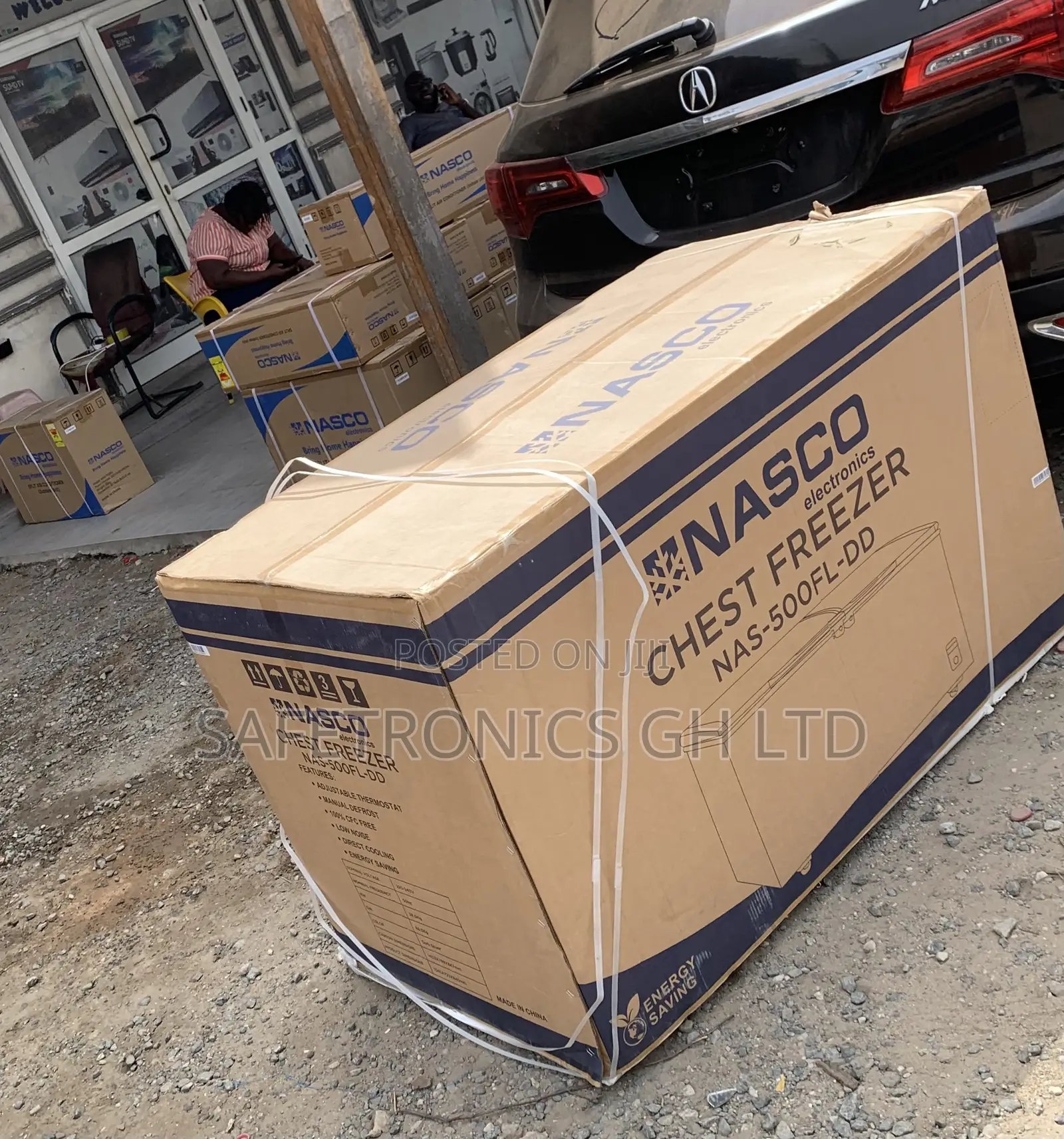 Secure New Nasco 428ltrs Double Door Chest Freezer Nas-500fl-Dd