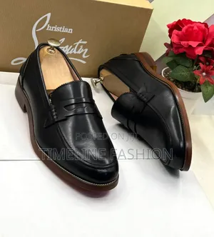 Christian Louboutin Executive Men's Easy Fix Shoes 39_46 Black