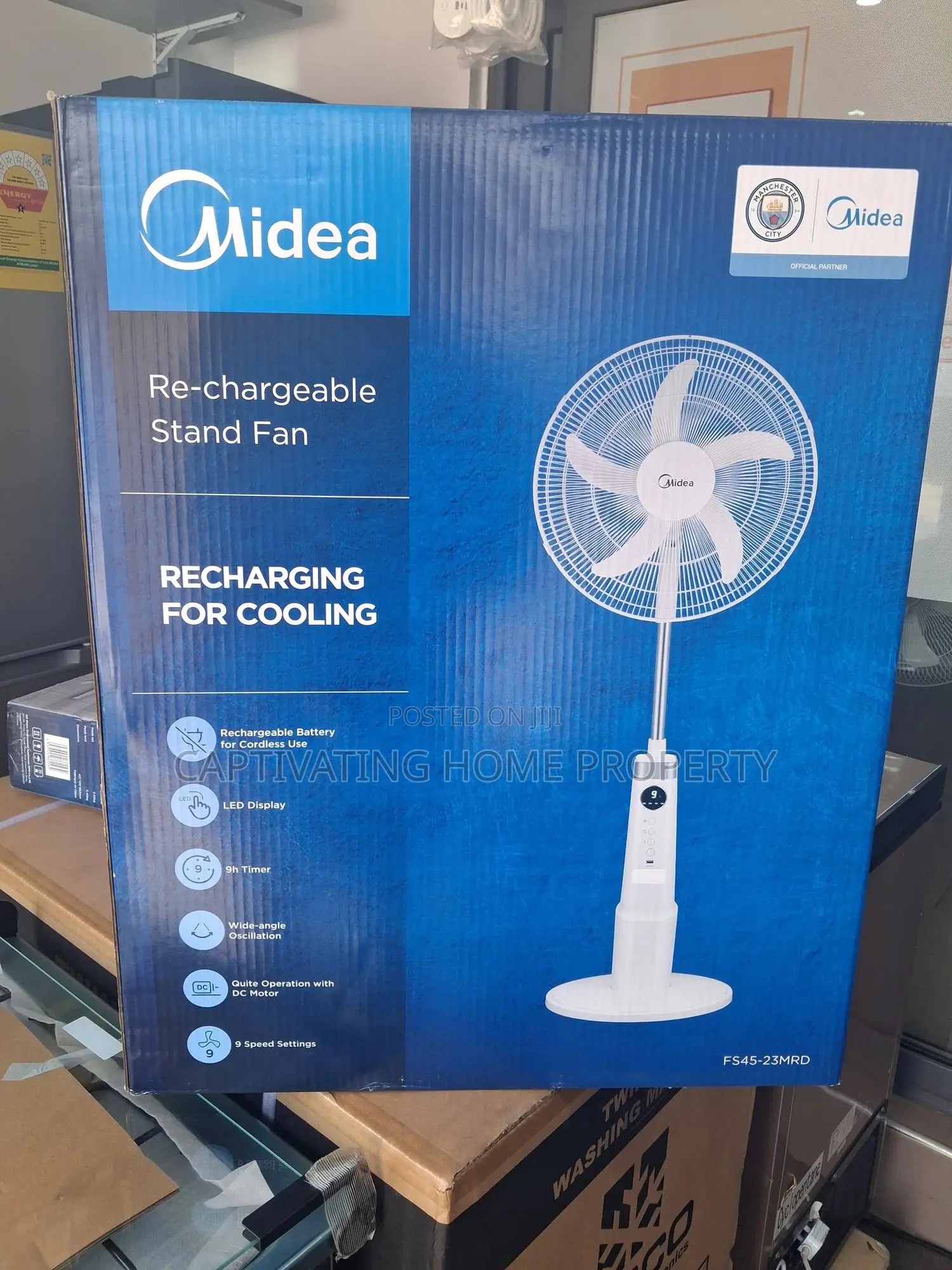 Midea Rechargeable Fan (Brand New)