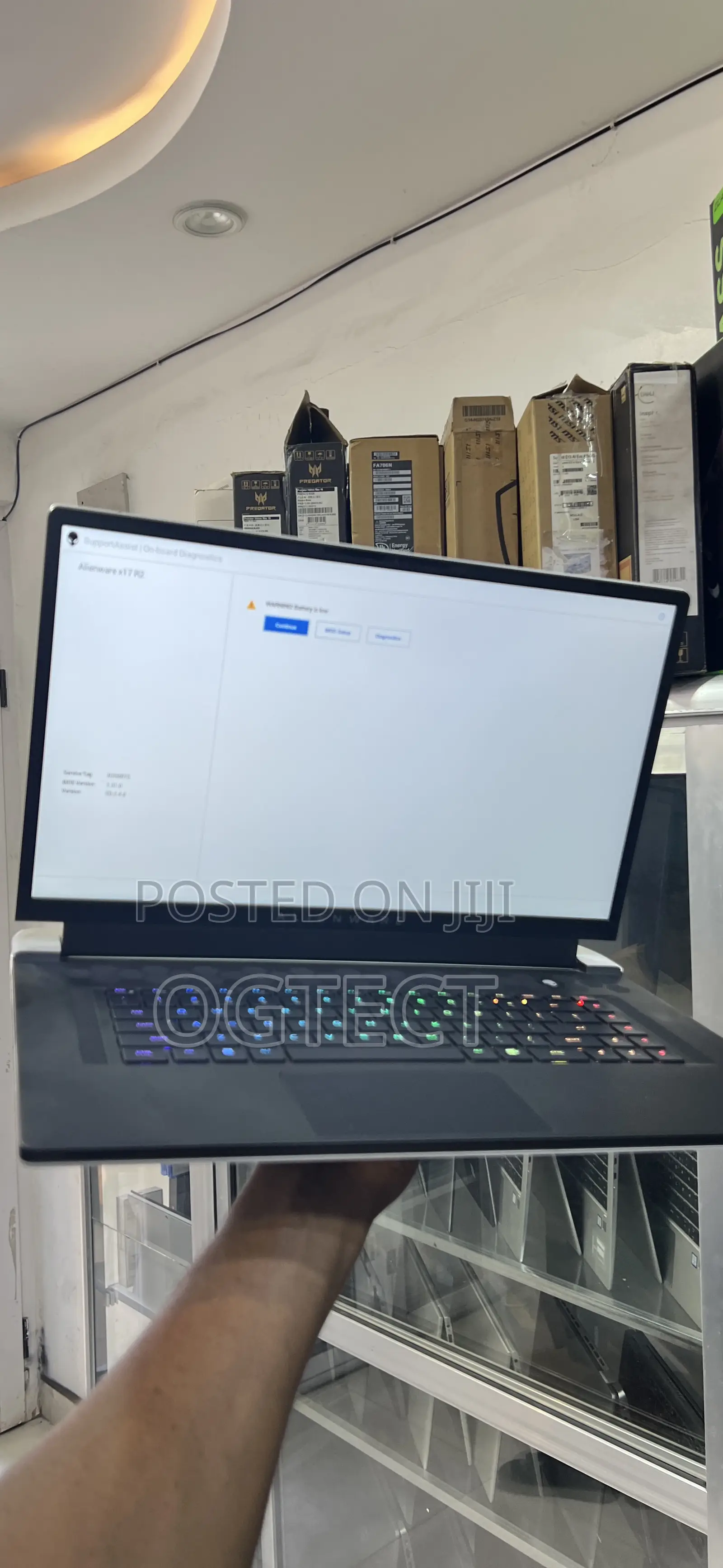 Laptop Alienware X17 R2 64GB Intel Core i9 SSD 4T