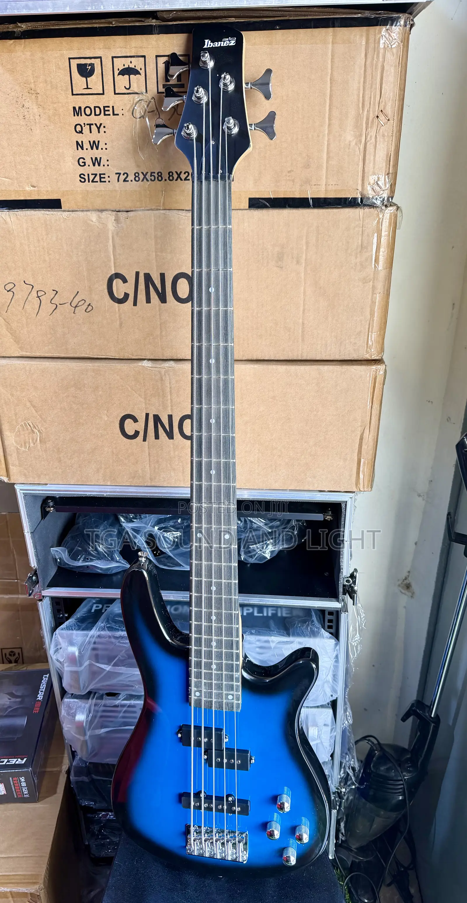 Ibanez Gio Series 5 Strings Bass Guitar - Blue