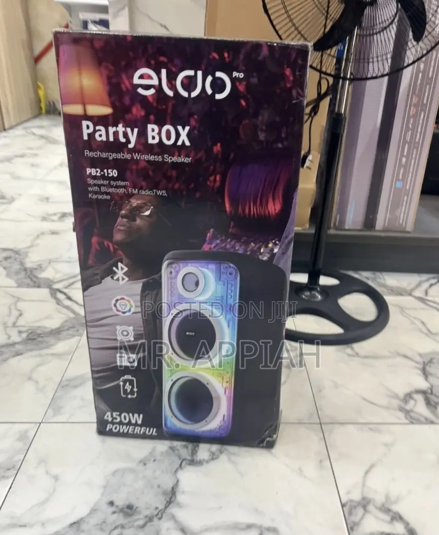 Get Adorable Eldo Pb2-150 Double 8" Bluetooth Speaker 