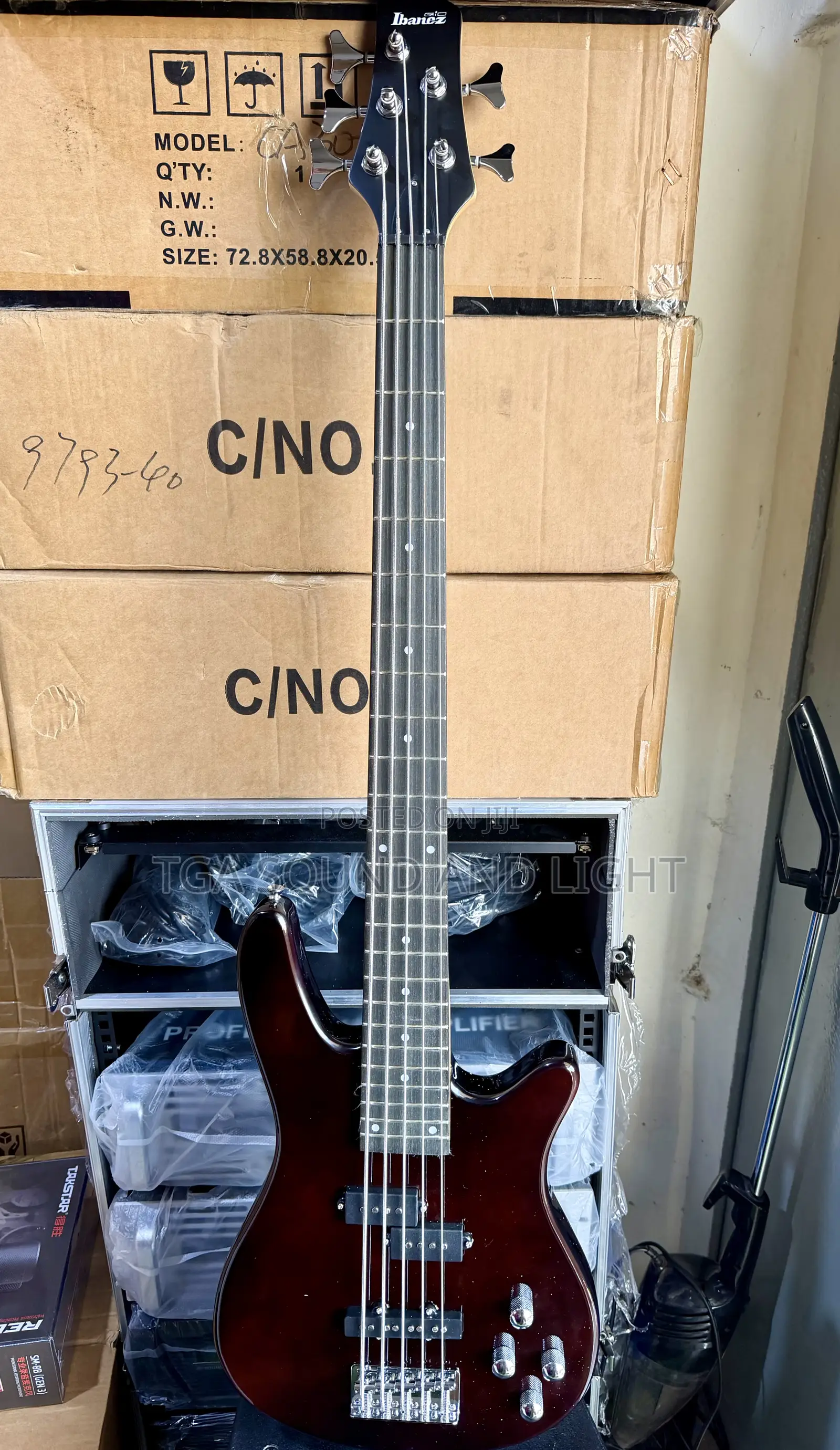 Ibanez Gio 5 Strings Bass Guitar - Coffee Brown