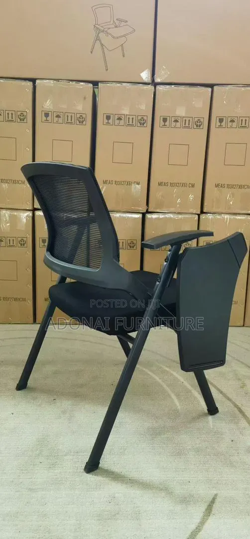 Study Chair With Tab (Black)