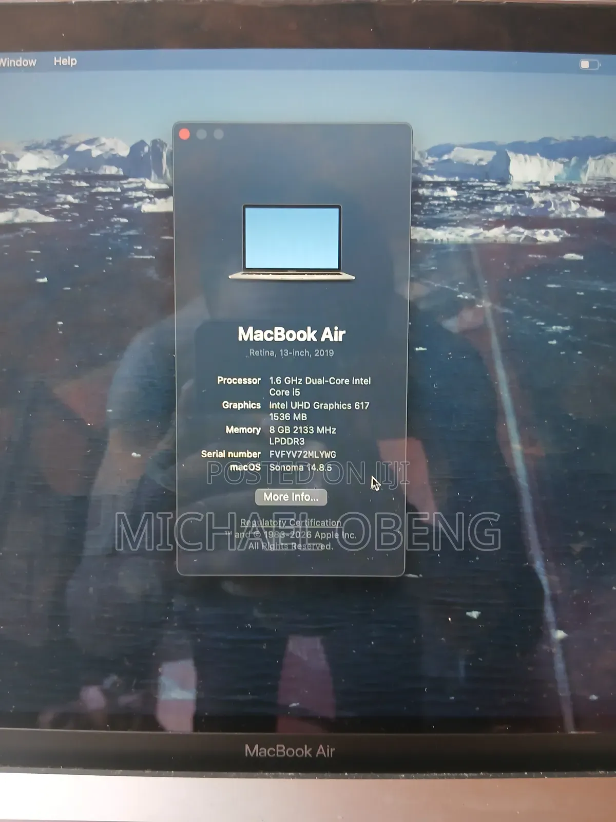 Laptop Apple MacBook Air 2019 8GB Intel Core i5 SSD 128GB