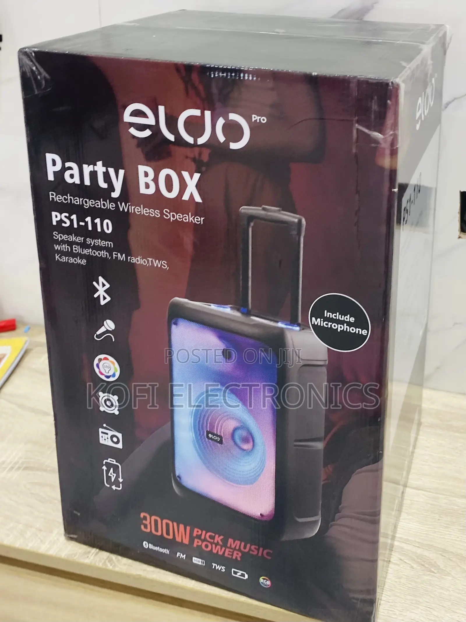 Superb Eldo Ps1-110 Single 12” Speaker With Mic for Stage