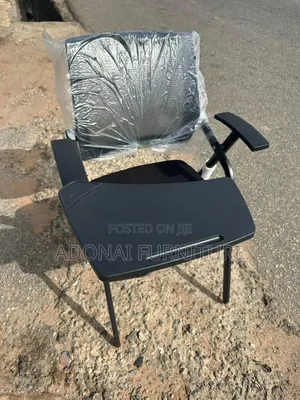 Study Chair With Adjustable Tab(Black)
