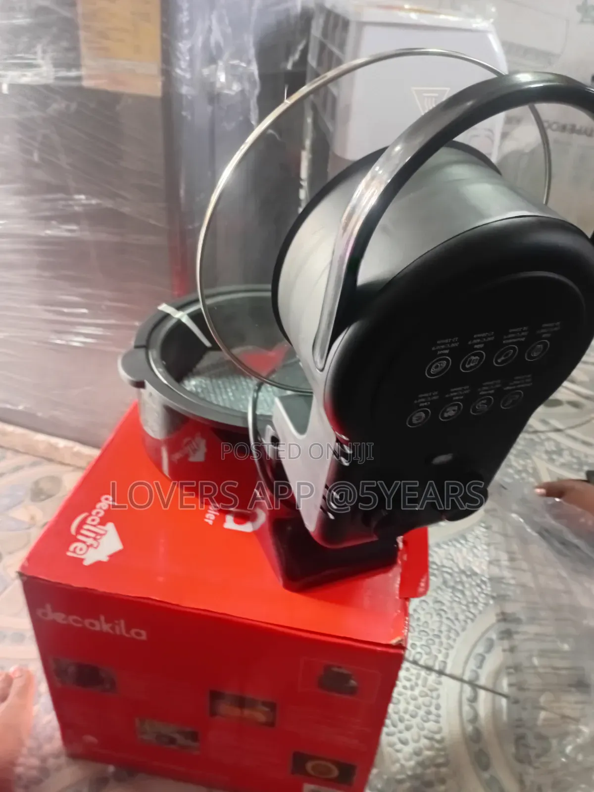 Decakila Transparent 5l Healthy Air Fryer.