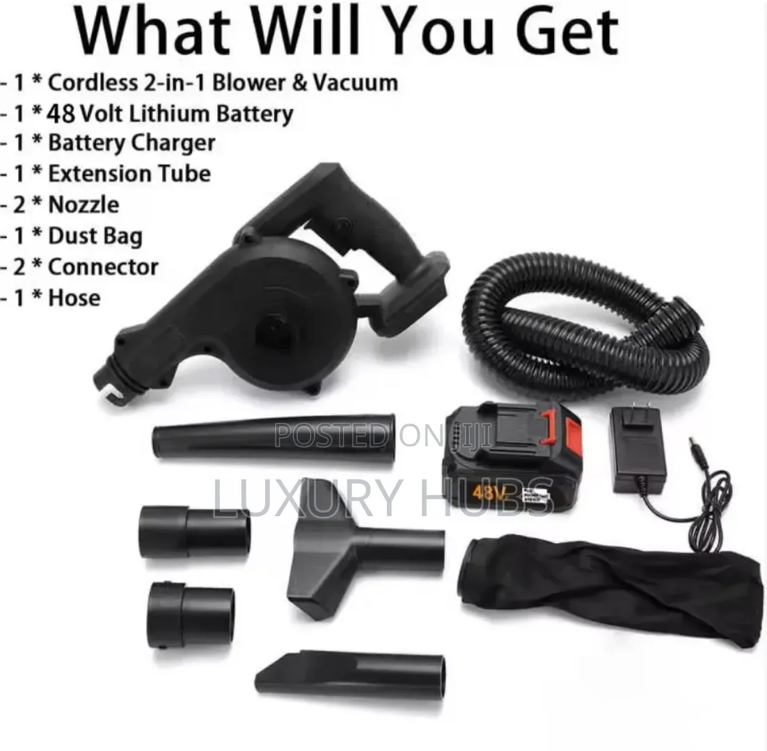 Lithium Battery Powered Vacuum/Air Blower
