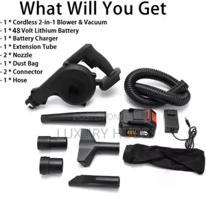 Lithium Battery Powered Vacuum/Air Blower