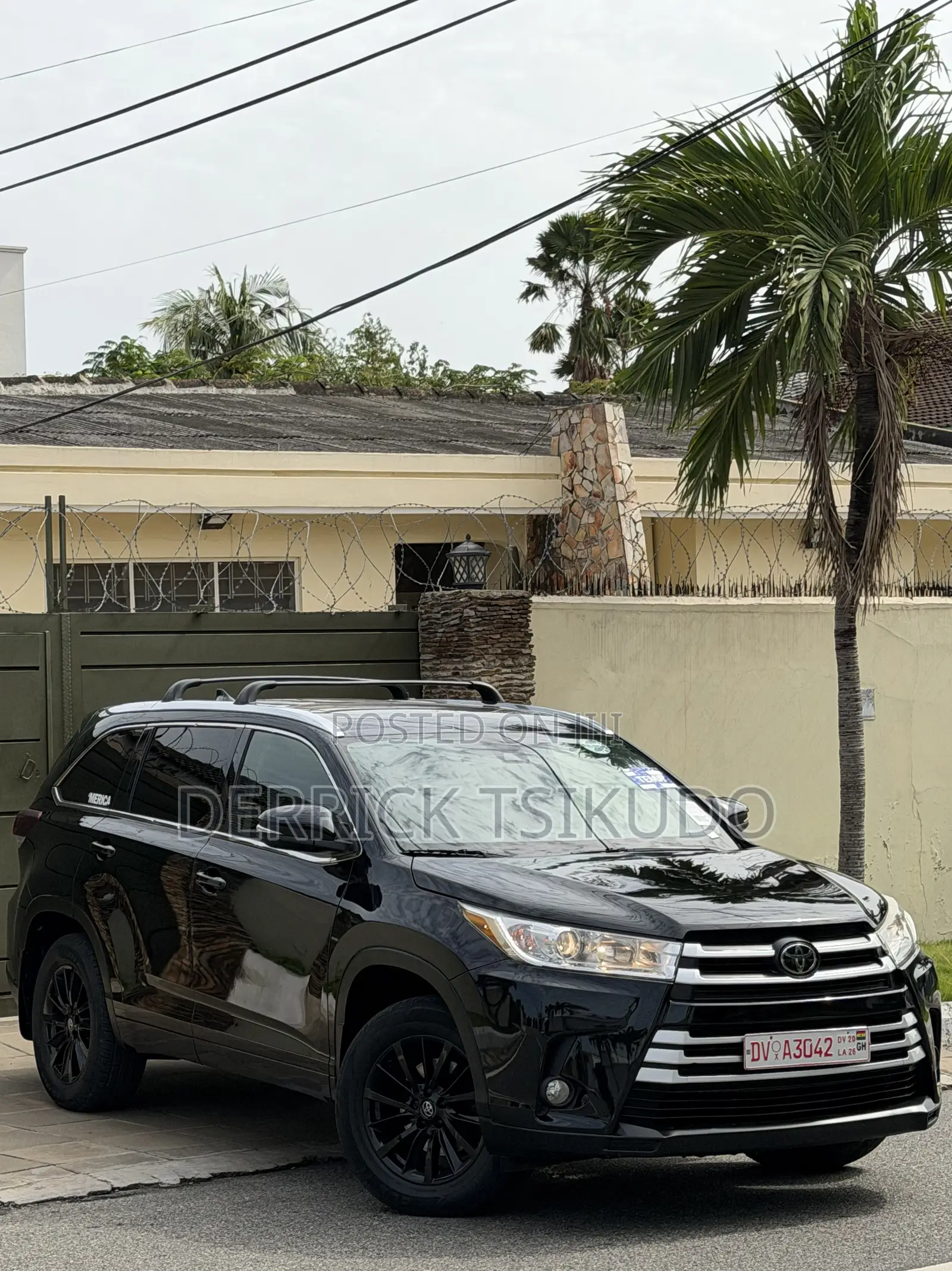 Toyota Highlander Limited 4x4 V6 (3.5L 6cyl 8A) 2018 Black
