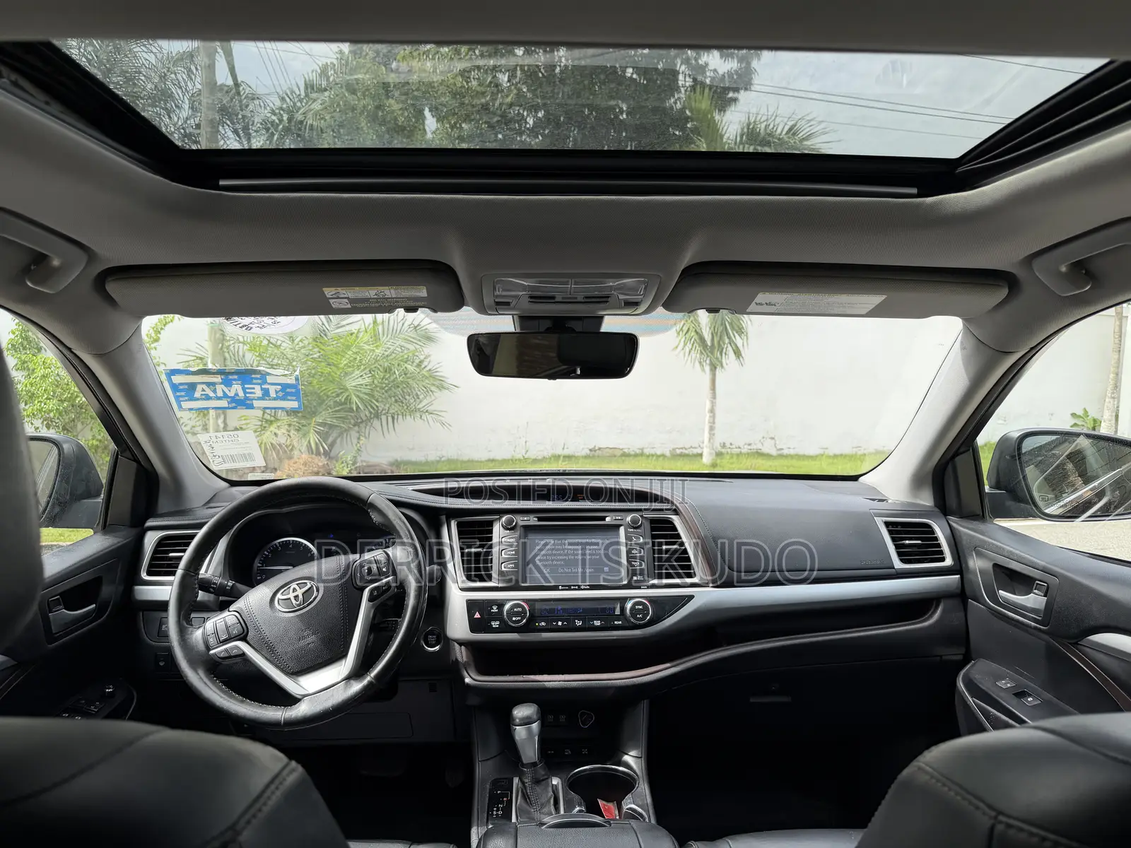 Toyota Highlander Limited 4x4 V6 (3.5L 6cyl 8A) 2018 Black
