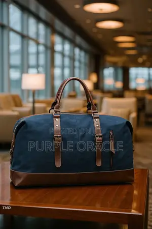 Spacious Leather Duffle Bag