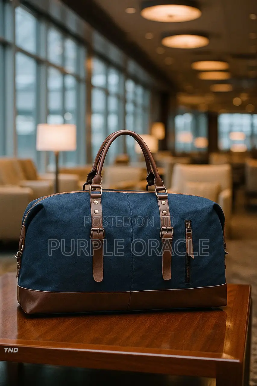 Spacious Leather Duffle Bag