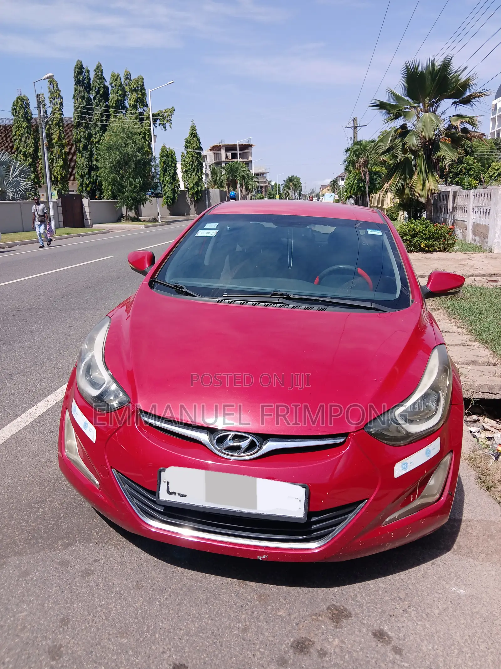 Hyundai Elantra 2015 Red