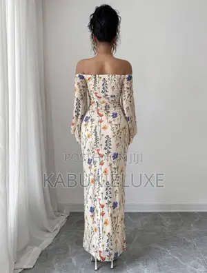 Maxi Tight Off-Shoulder Dress