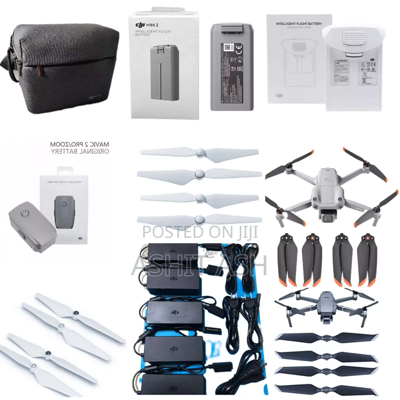Phantom Mavic Air Mini 2 3 4 Pro Propeller Battery Charger Bag Parts