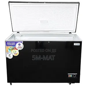 Black Nasco 400 LTRS Chest Freezer (Nas-475fl-B)