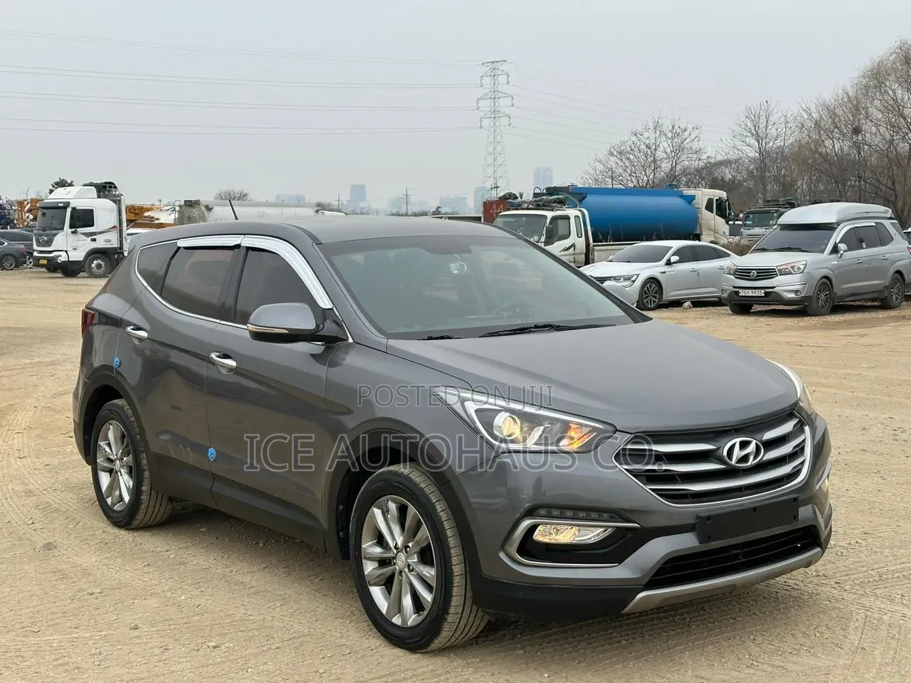 Hyundai Santa Fe 2015 Gray
