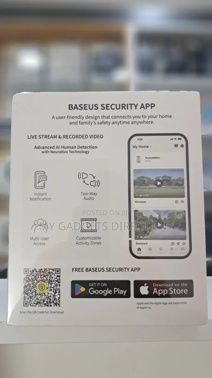 Baseus Security N1 Plus Outdoor Camera 2-Cam Kit White