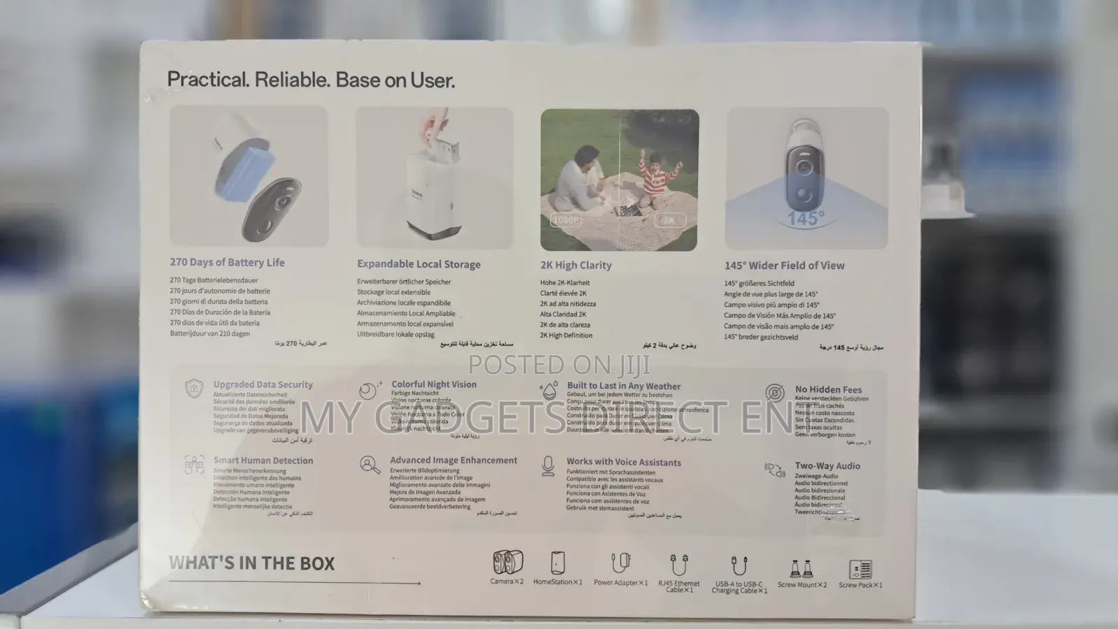 Baseus Security N1 Plus Outdoor Camera 2-Cam Kit White