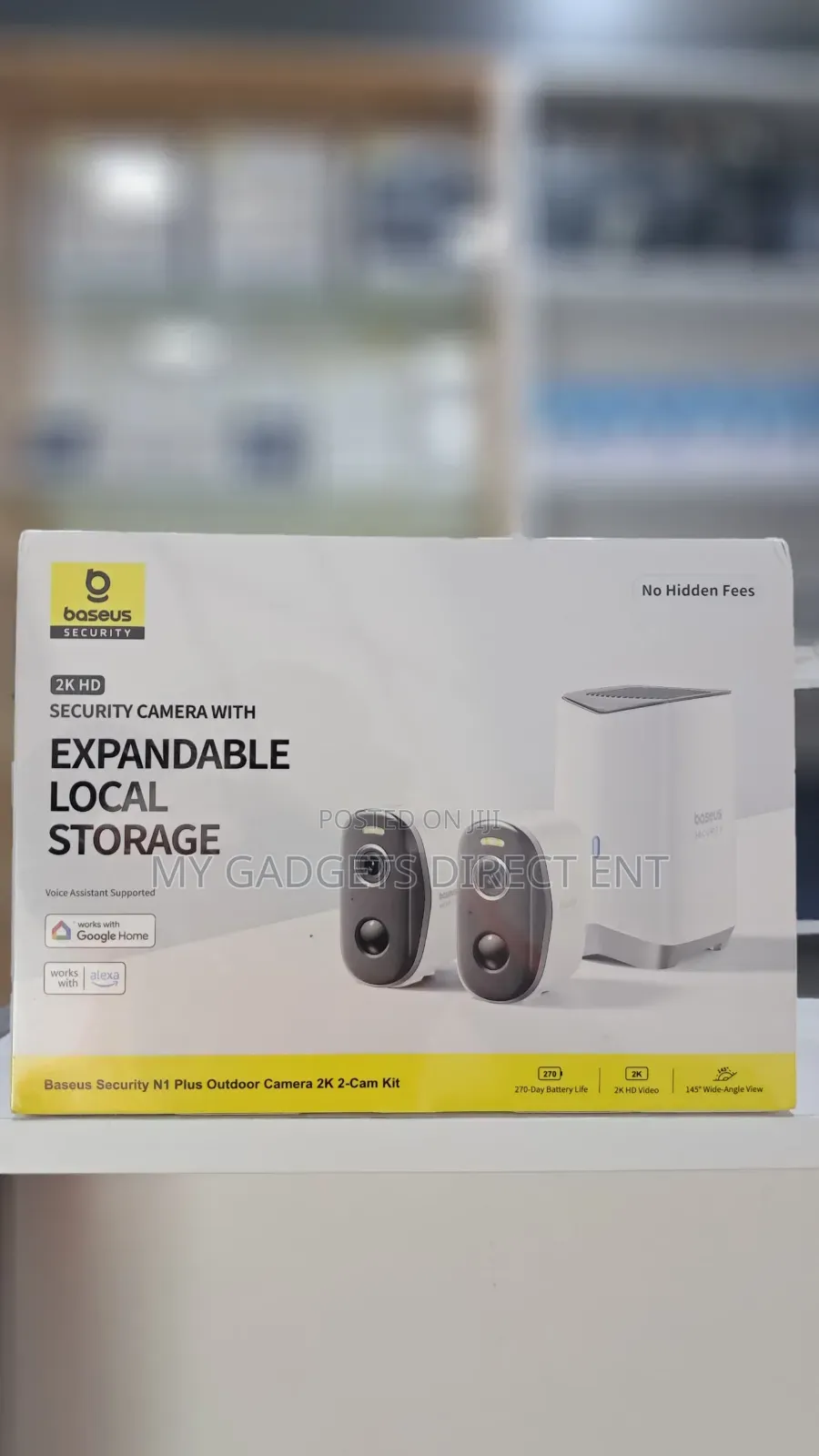 Baseus Security N1 Plus Outdoor Camera 2-Cam Kit White
