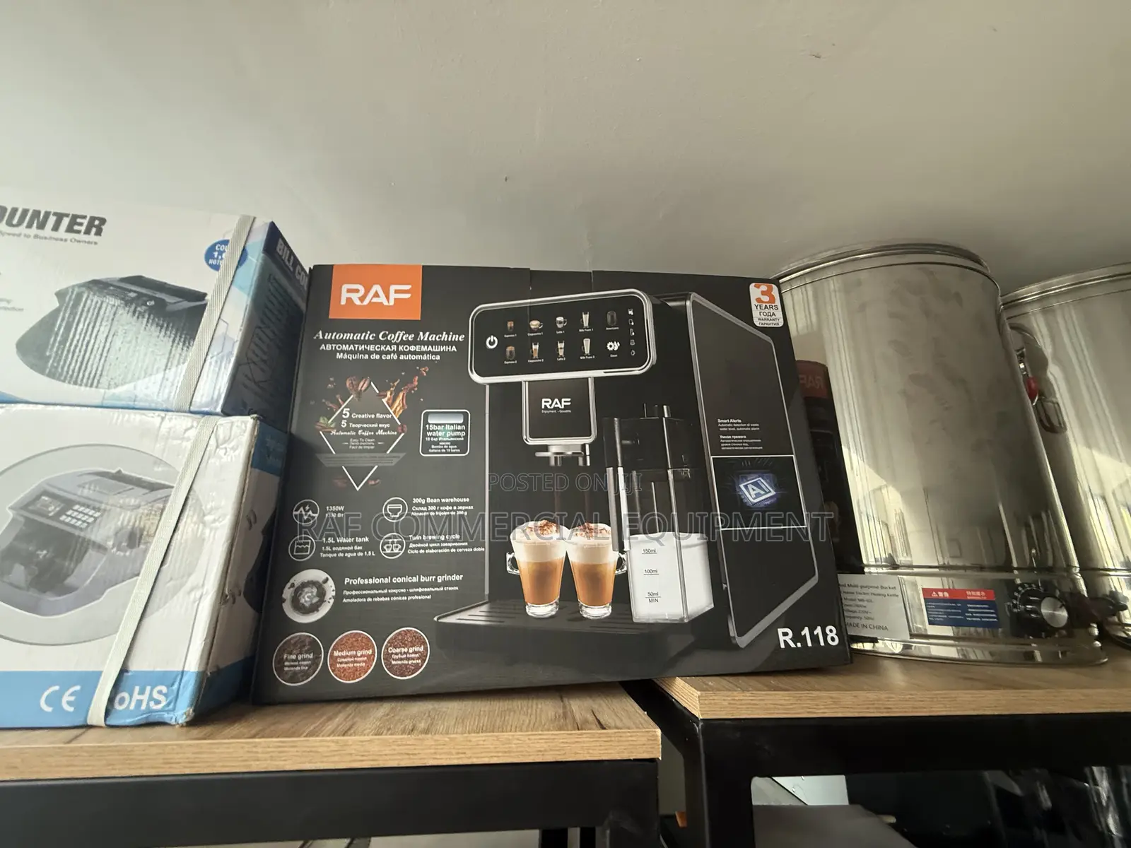 Automatic Full Option Coffee Espresso Machine