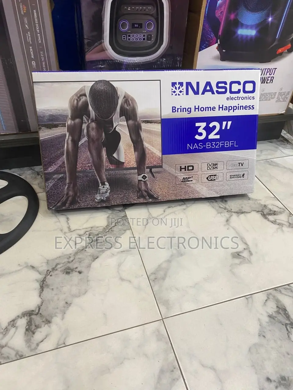 Quality Slim FHD Satellite Digital Tv Nasco 32”