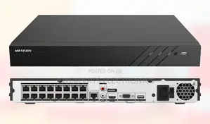 16-Ch NVR With 16 Poe Ports (Up to 8mp Recording)