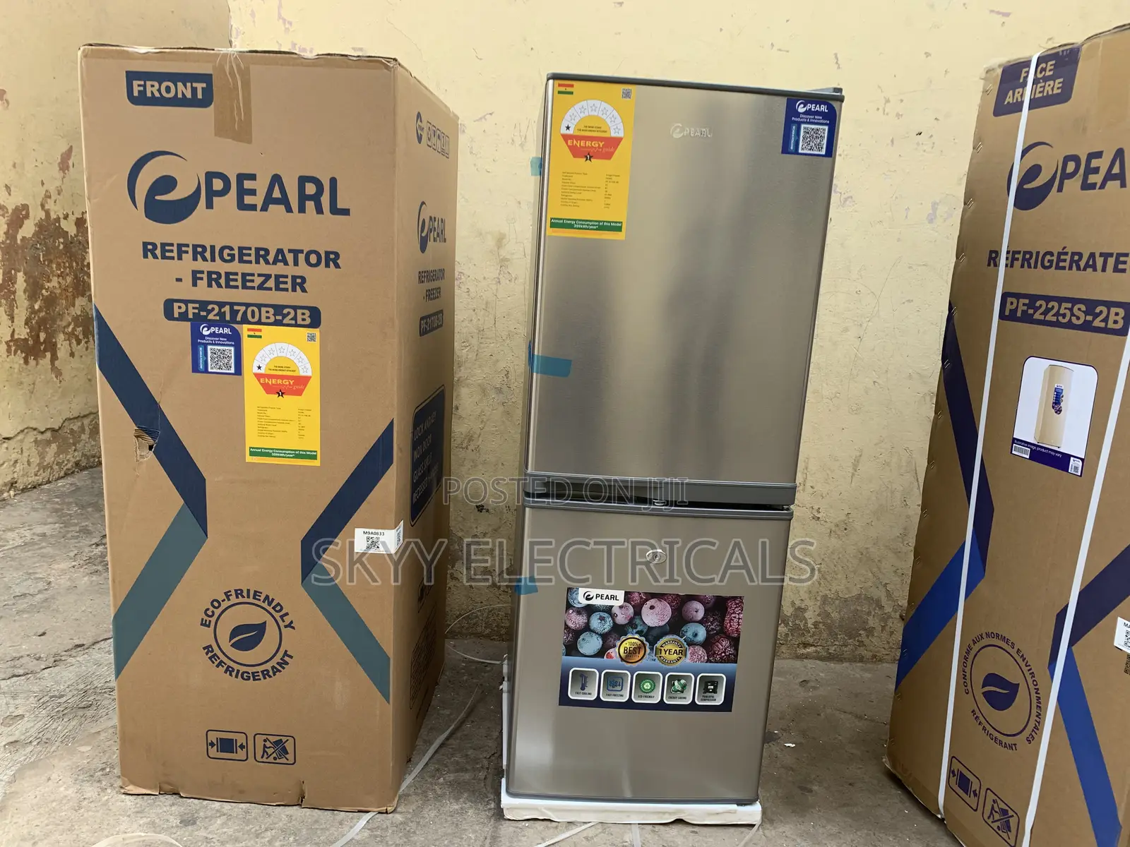 Pf-2170b-2b Pearl 125liters Doubledoor Fridge