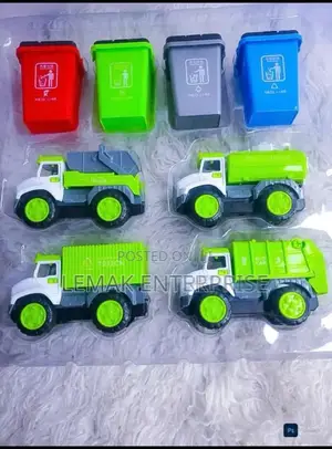 Toy Trucks 4 Variety Set