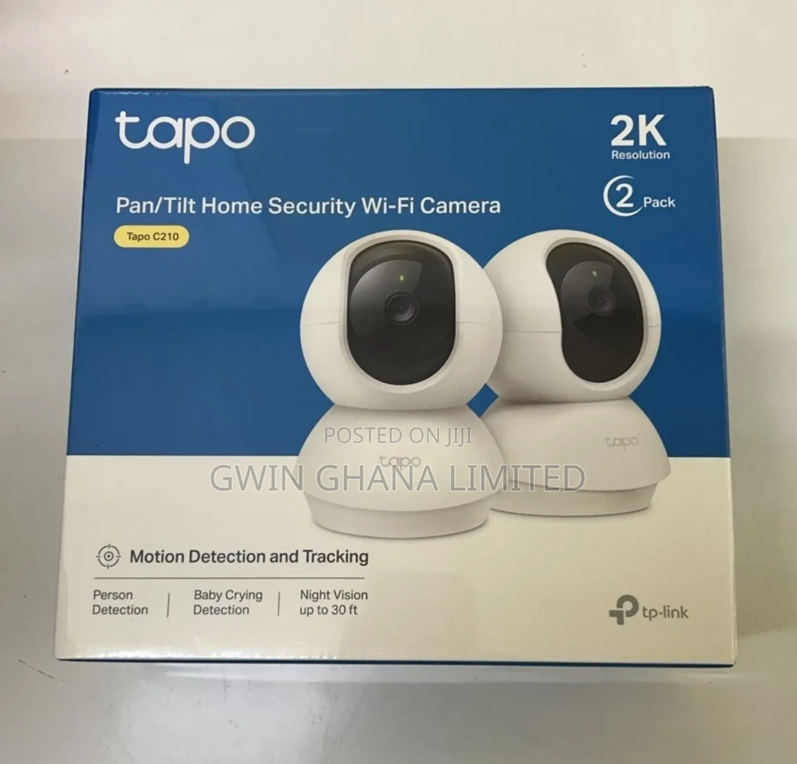 Tapo C210 2 Pack Pan/Tilt Indoor Camera House Security Camera . Wifi
