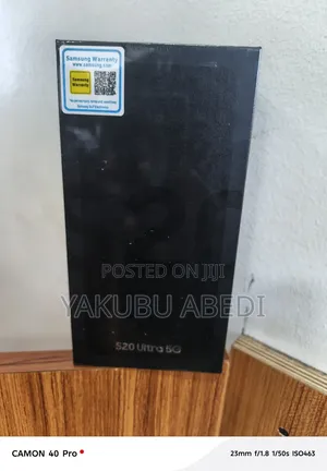 New Samsung Galaxy S20 Ultra 5G 128 GB Black