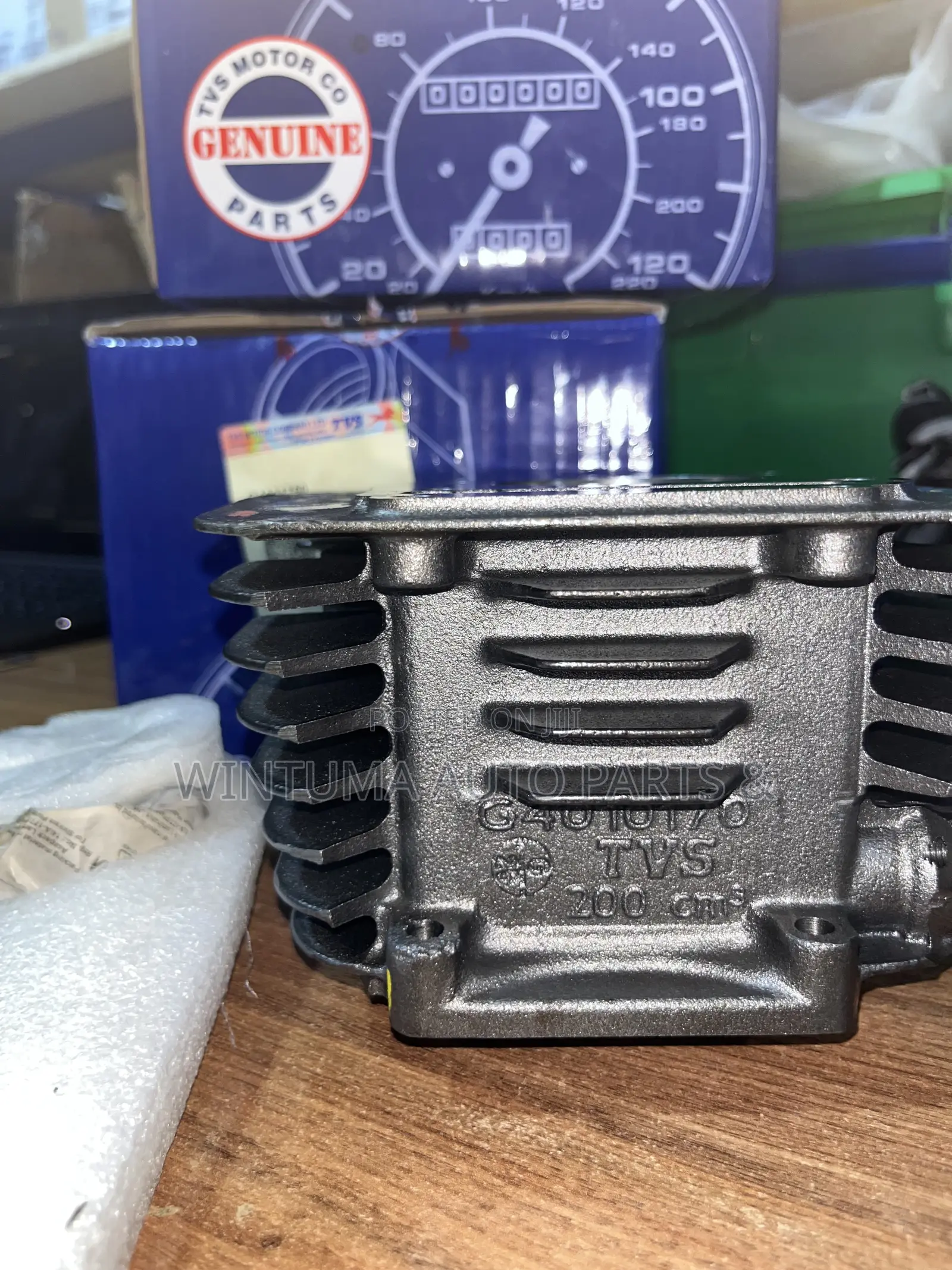 Engine Block, Cylinder Block With Piston TVS King Deluxe Plus
