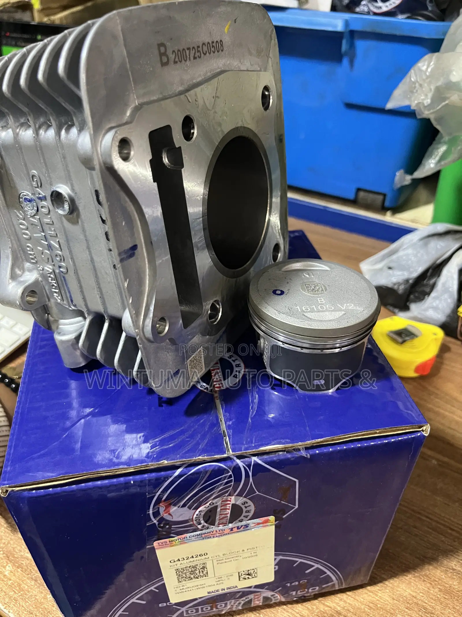 Engine Block TVS King Deluxe Plus Itouch Start 2025