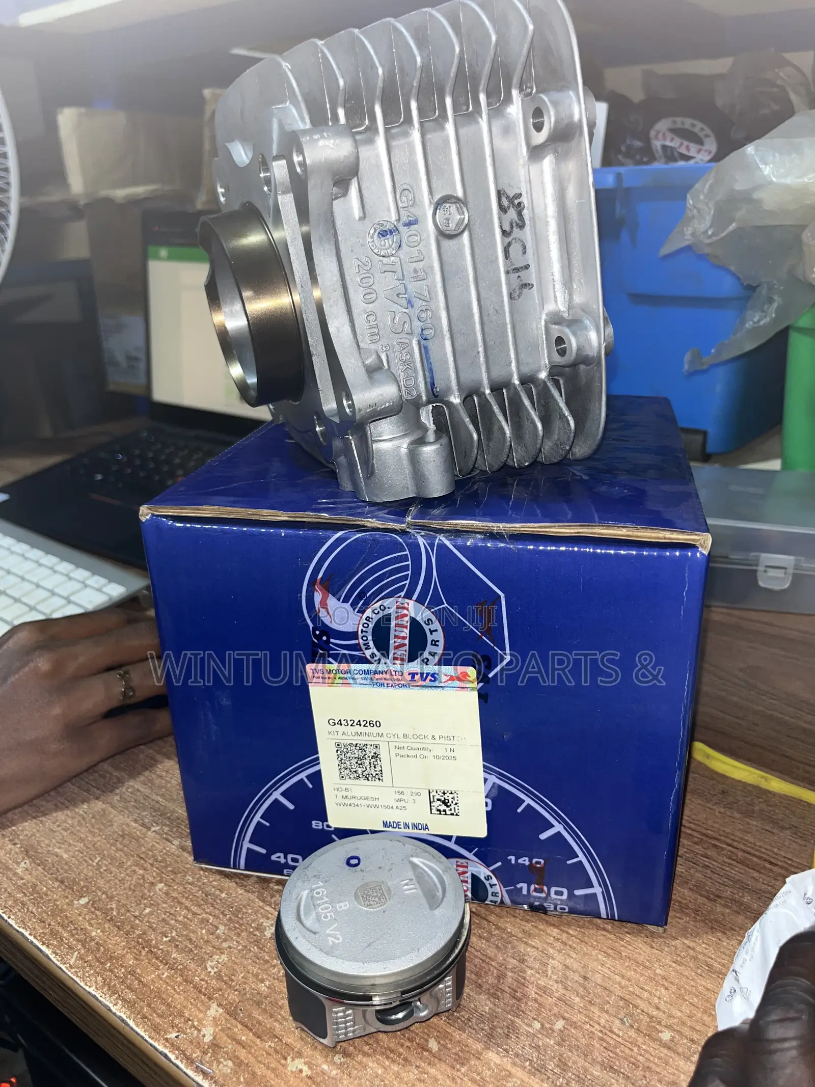 Engine Block TVS King Deluxe Plus Itouch Start 2025