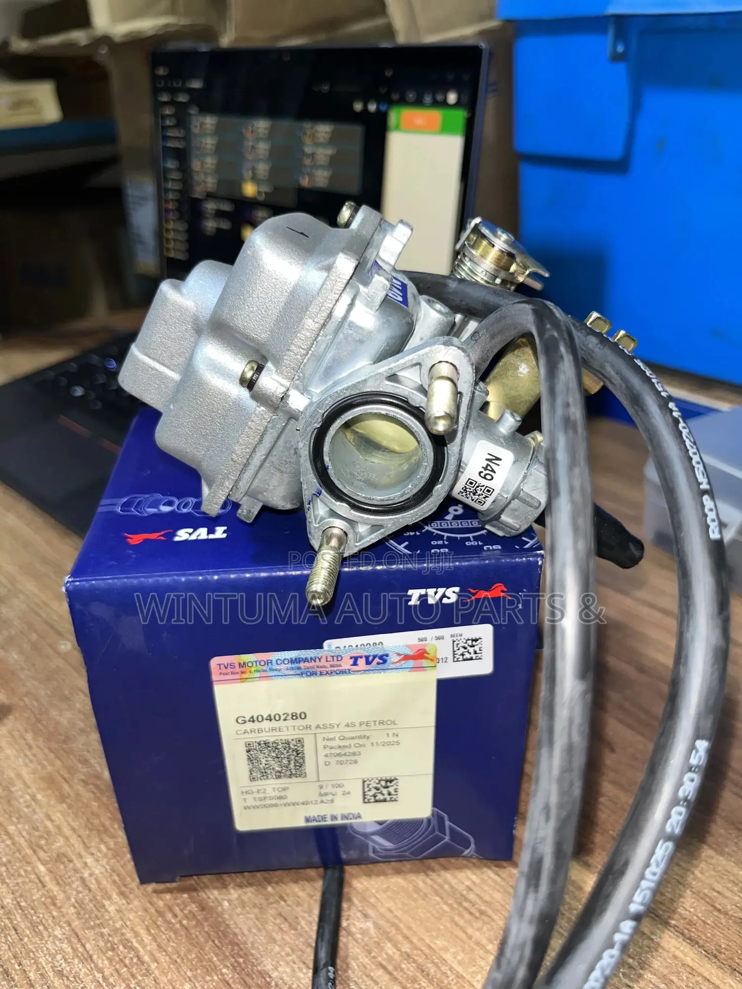 Original TVS Carburettor Assy 4s Petrol
