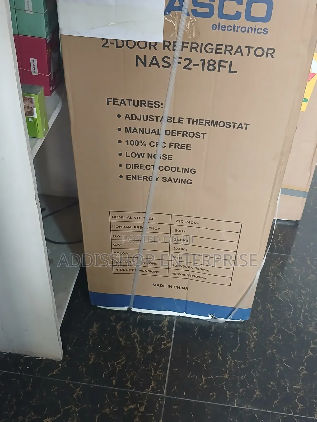 Nasco Refrigerator Double 158 Liters