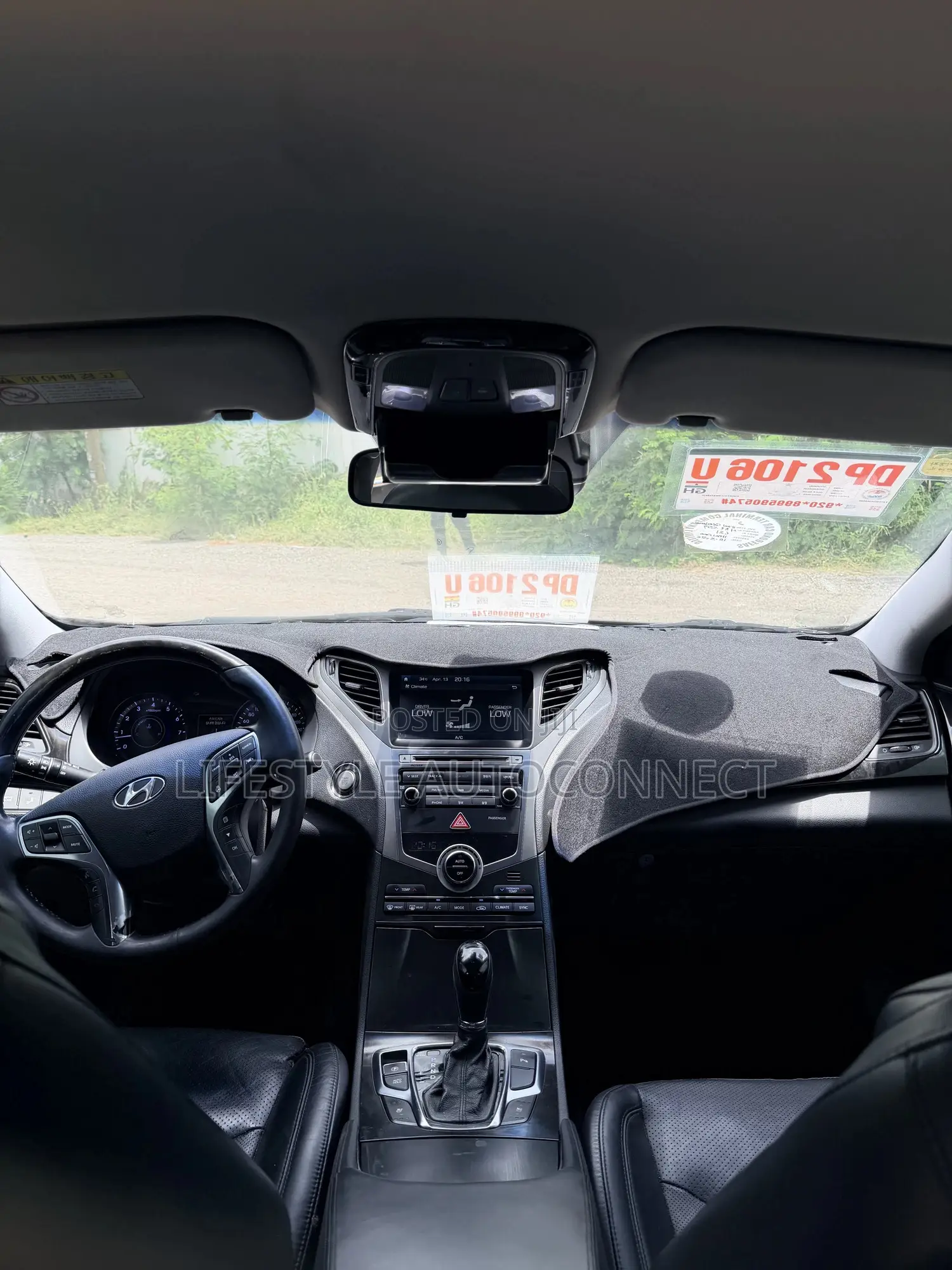Hyundai Grandeur 2015 Black
