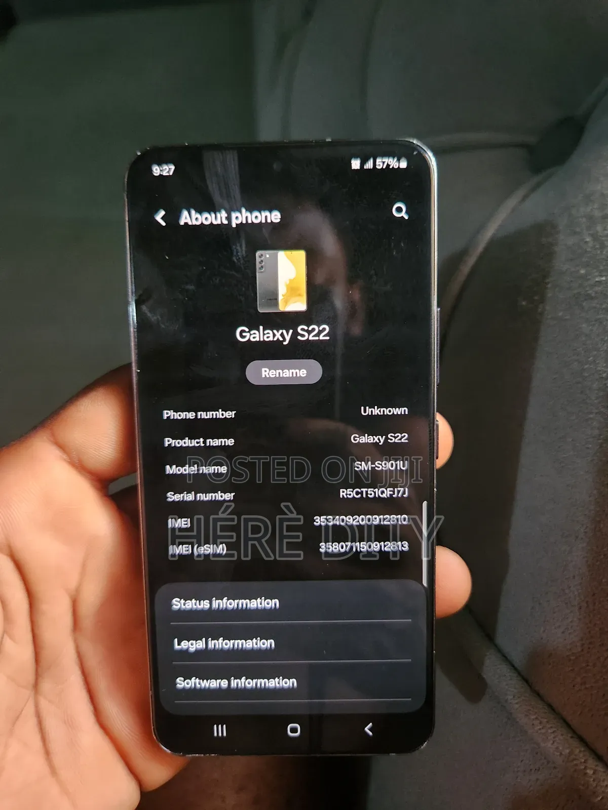Samsung Galaxy S22 5G 128 GB Black